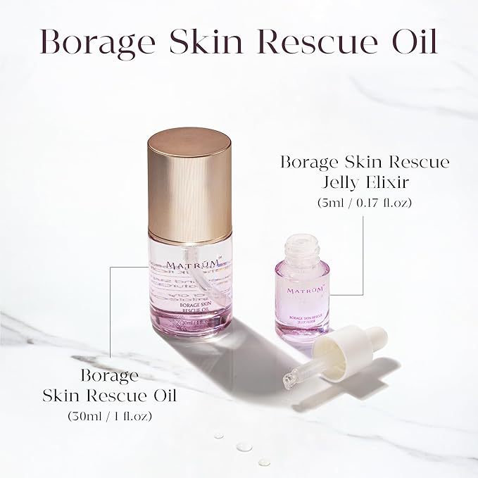Organic Barrier Repair Face Oil | Deep Hydration & Redness Soothing | Firming & Brightening with Squalane, Niacinamide, Vitamin E & Camelina Seed Oil | Gua Sha Oil for Dry & Sensitive Skin