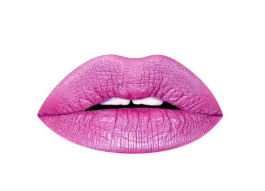 Aromi Metallic Liquid Lipstick | Long-lasting, Fuchsia, Pink Lip Color with Shimmery Finish, Waterproof, Vegan, Cruelty-free, Handmade (Moody Magenta)