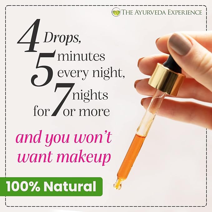 iYURA Manjish Glow Elixir - Traditional Glow-Boosting Face Moisturizer for an Instant Dewy Glow & Clear-looking skin – Lightweight, 100% Natural Nighttime Face Oil, 1.69 fl oz