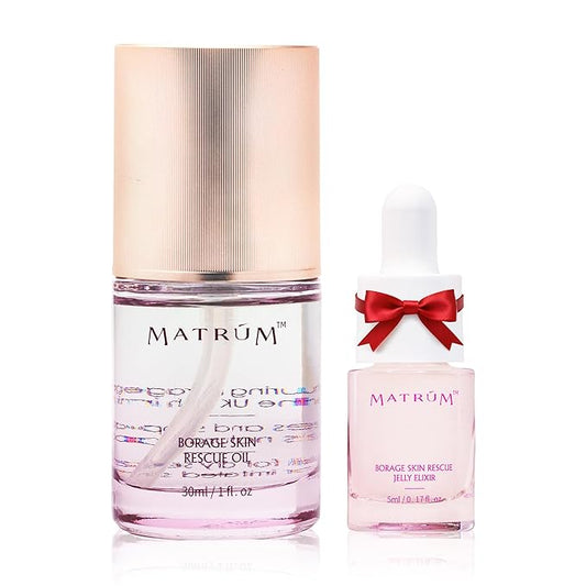 Organic Barrier Repair Face Oil | Deep Hydration & Redness Soothing | Firming & Brightening with Squalane, Niacinamide, Vitamin E & Camelina Seed Oil | Gua Sha Oil for Dry & Sensitive Skin