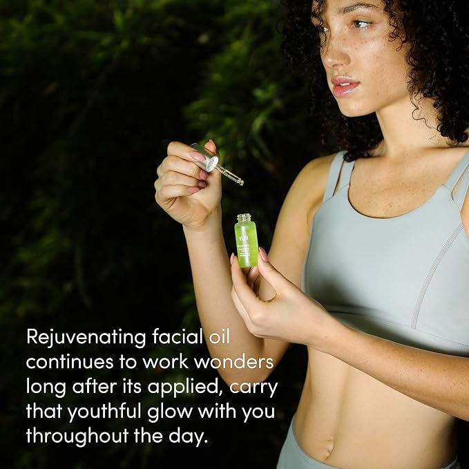 YUNI Beauty Rejuvenating Facial Oil – Natural Skincare – Face Oil for Gua Sha & Facial Massage – Organic Anti-Ageing Face Oil for Dry Skin – Brightening & Firming Skin Care Oil